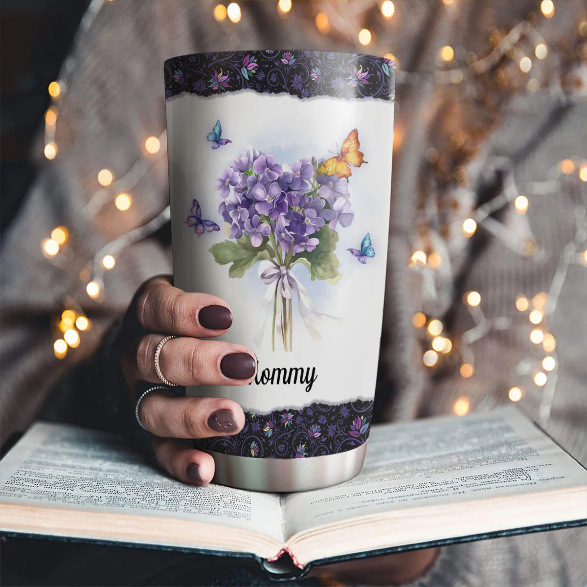 To The Best Mom - Personalized Custom Tumbler - Image 4