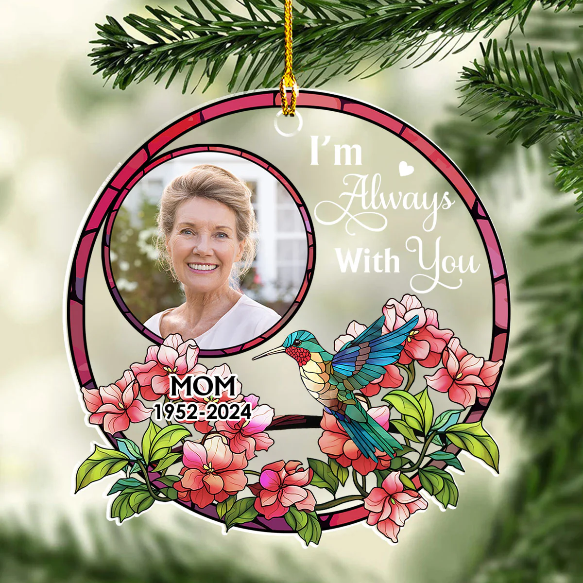 Together Always - Personalized Custom Acrylic Ornament - Image 3
