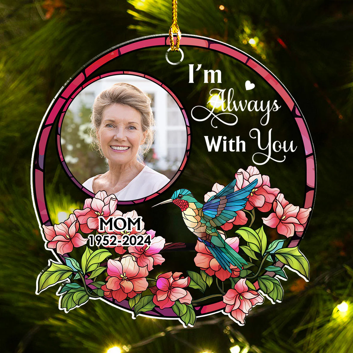 Together Always - Personalized Custom Acrylic Ornament - Image 4
