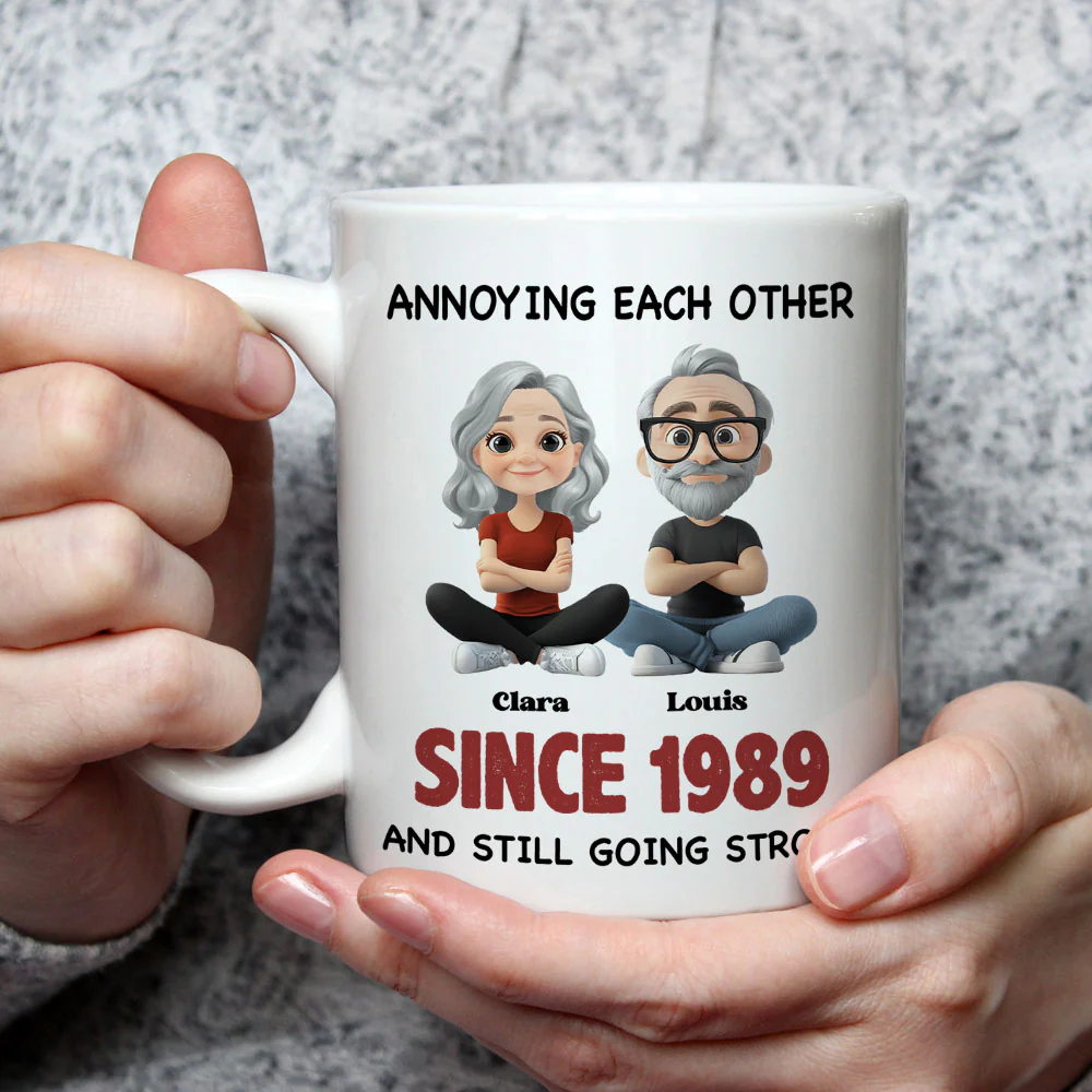 Together Forever 2 - Personalized Custom Coffee Mug - Image 3