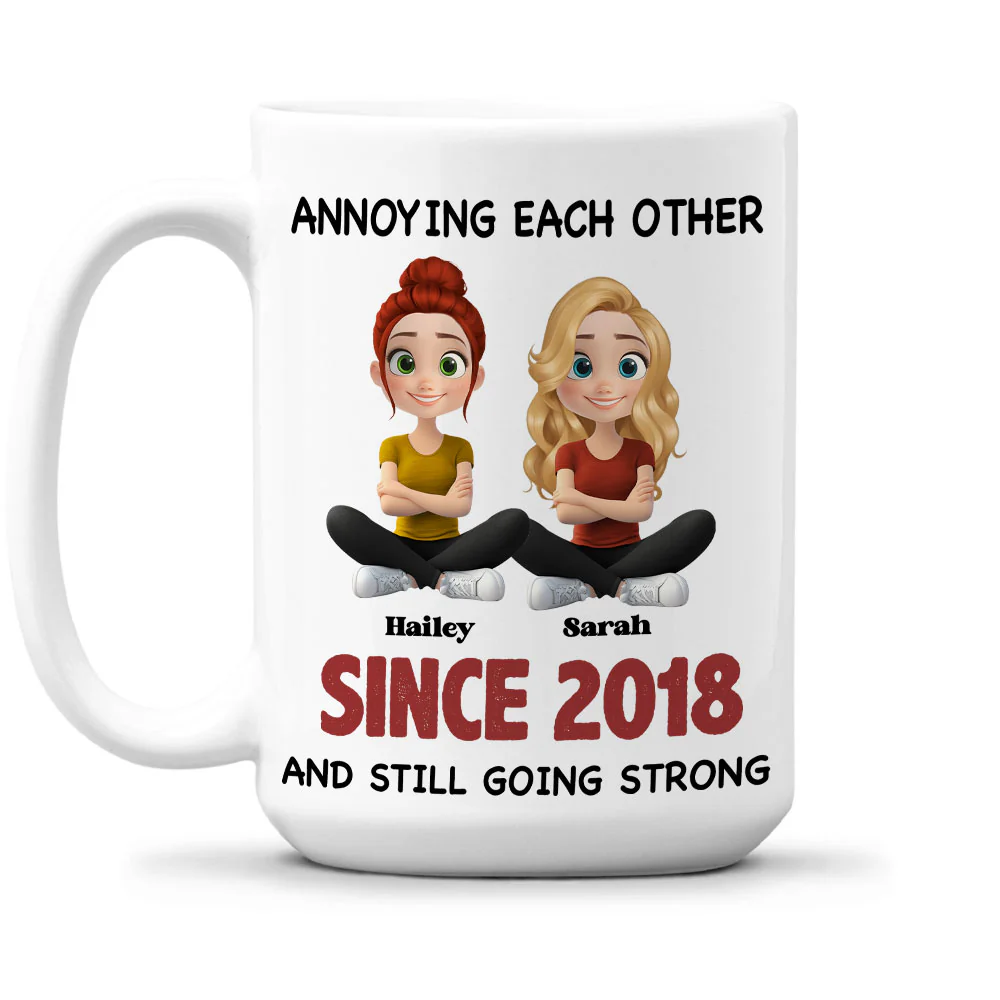 Together Forever 2 - Personalized Custom Coffee Mug - Image 4