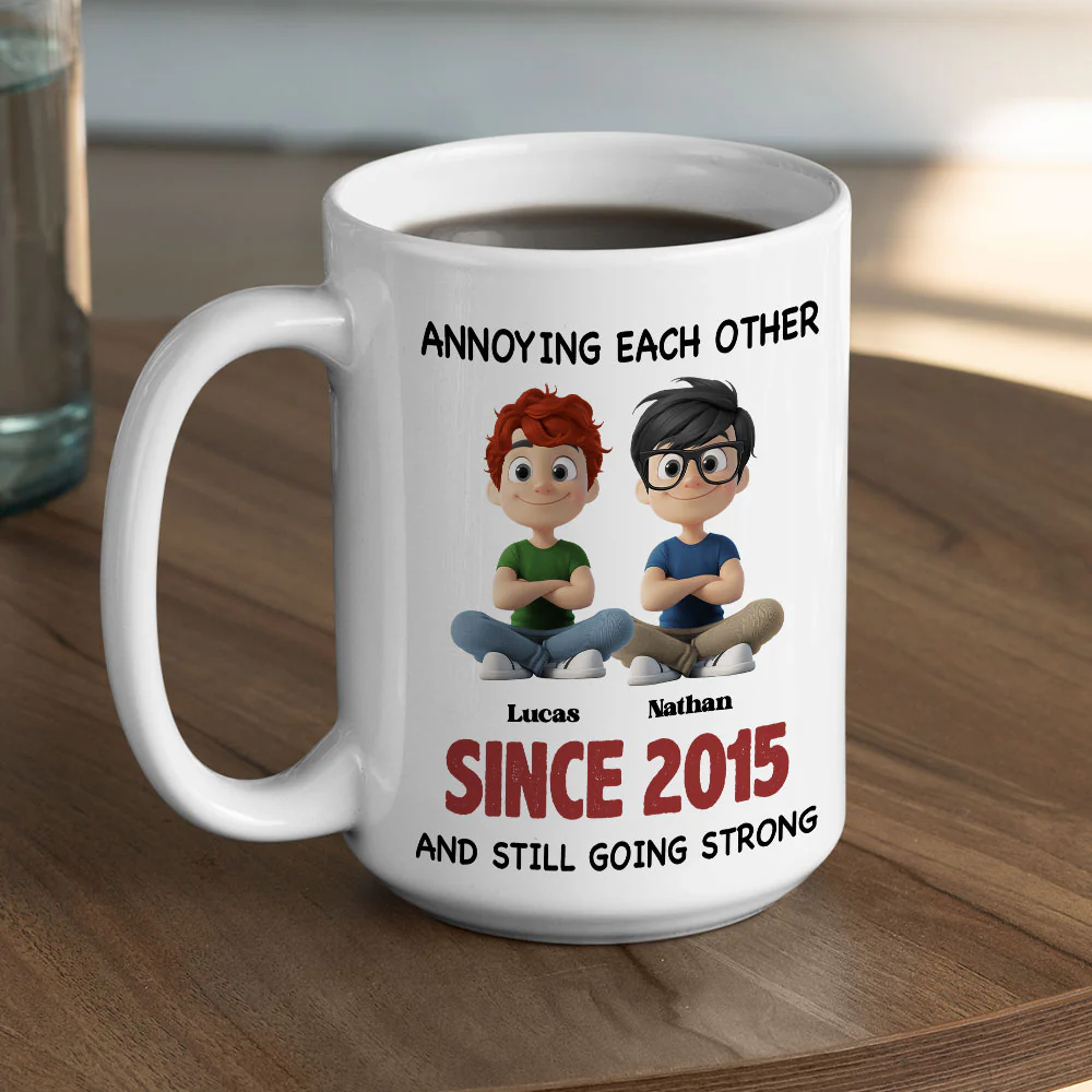Together Forever 2 - Personalized Custom Coffee Mug - Image 6