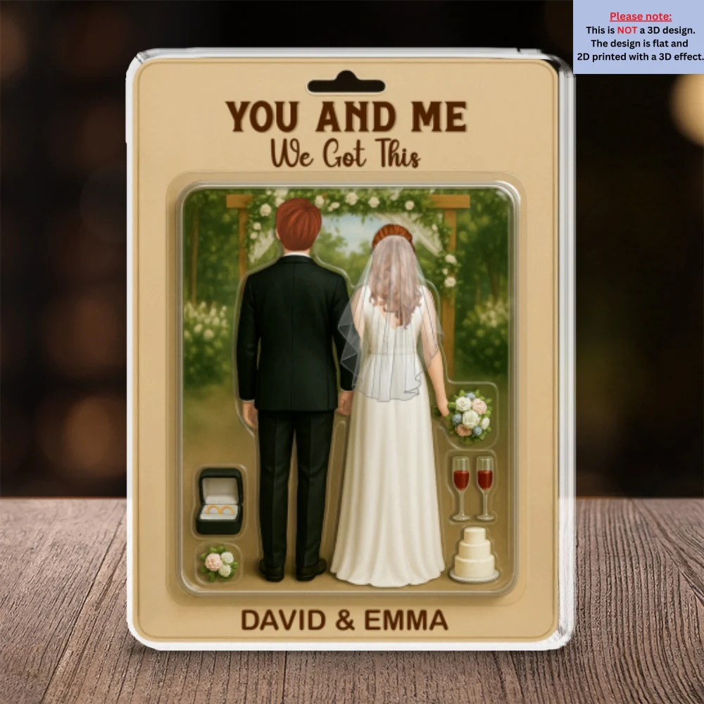 Together Forever Figure - Personalized Custom Acrylic Plaque - Image 6