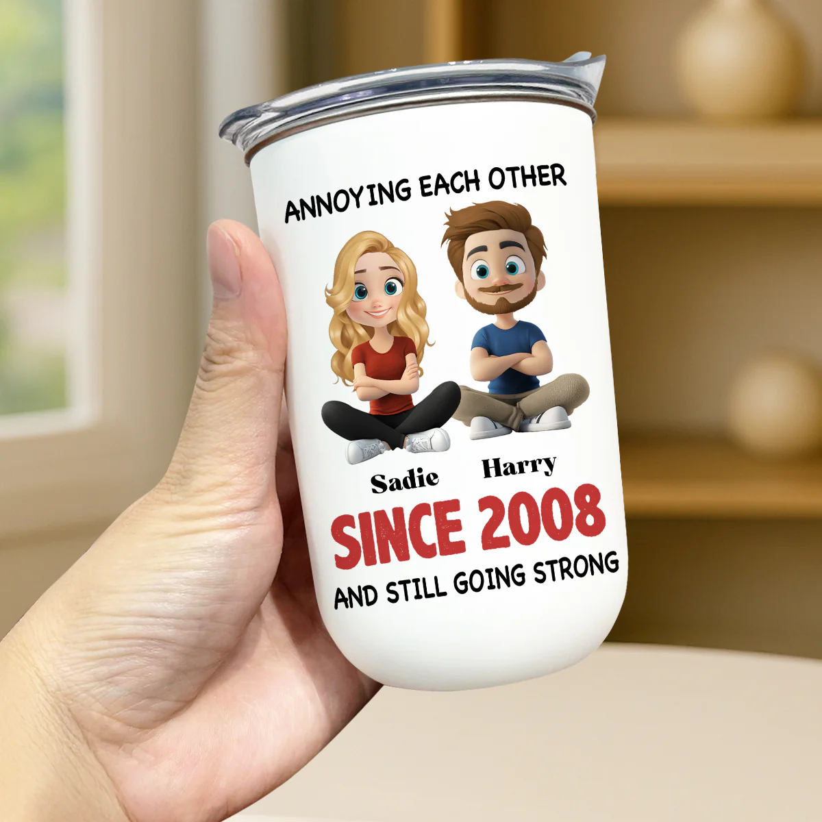 Together Forever - Personalized Custom 10oz Tumbler - Image 3