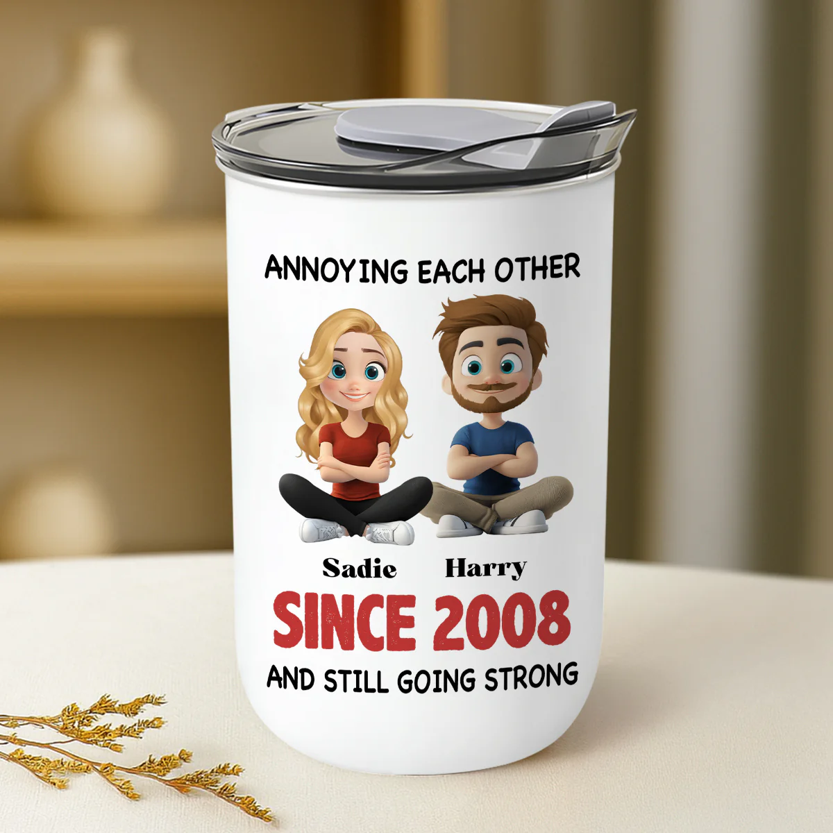 Together Forever - Personalized Custom 10oz Tumbler - Image 4