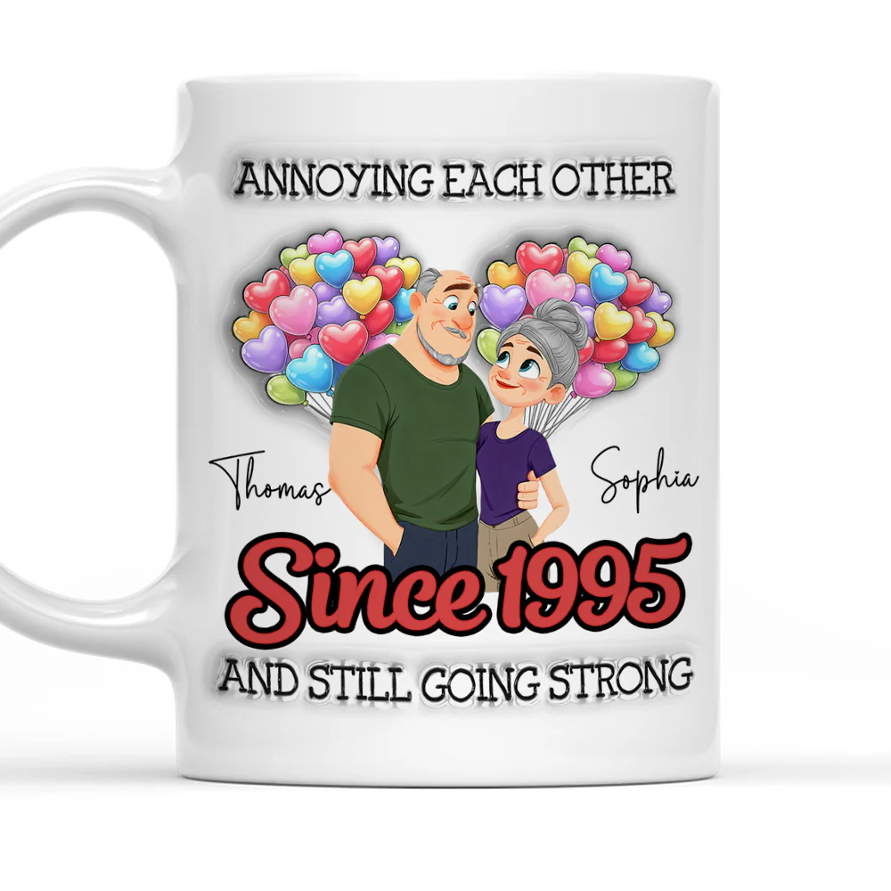 Together Forever - Personalized Custom 3D Inflated Effect Mug