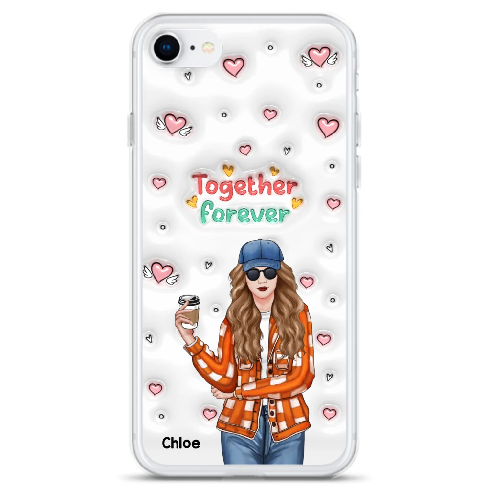 Together Forever - Personalized Custom 3D Inflated Effect Phone Case - Image 6