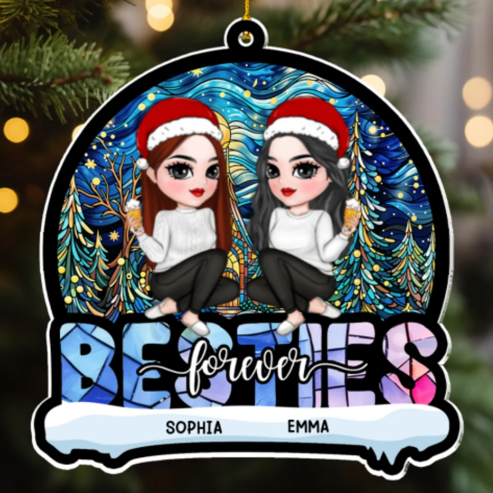 Together Forever - Personalized Custom Acrylic Ornament - Image 5