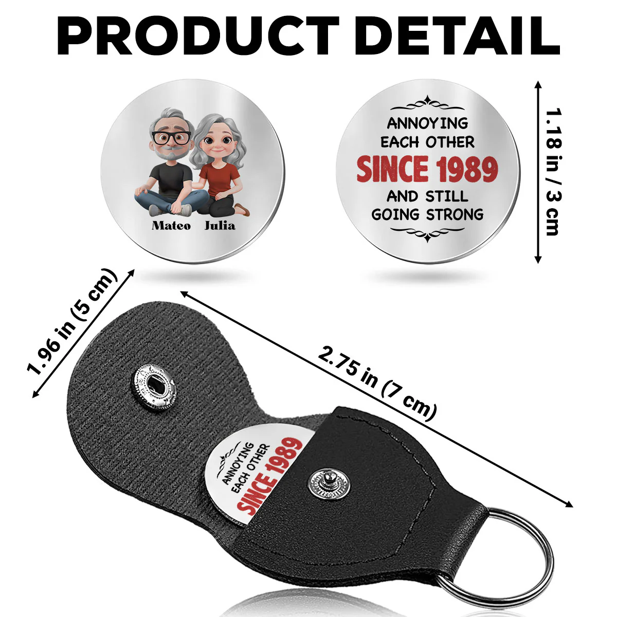Together Forever - Personalized Custom Pocket Hug - Image 5
