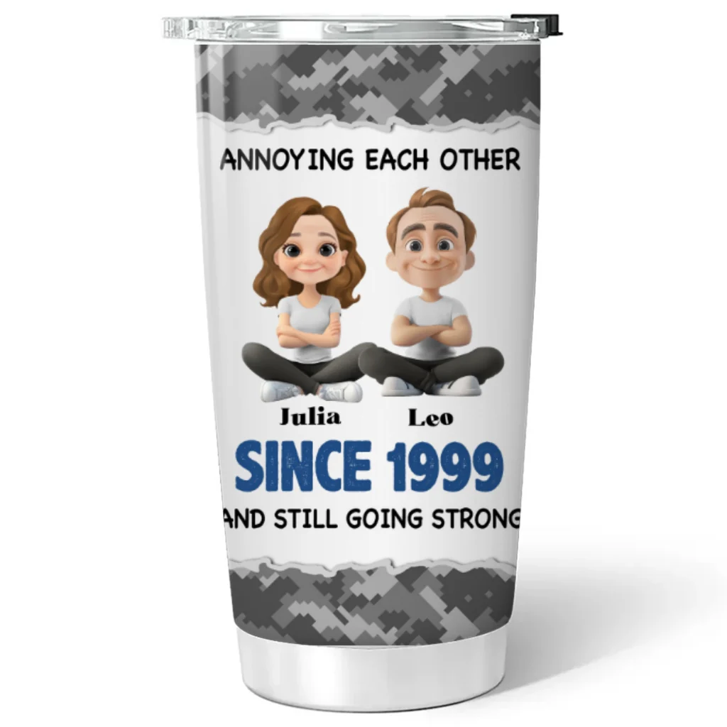 Together Forever Version 2 - Personalized Custom Tumbler - Image 6