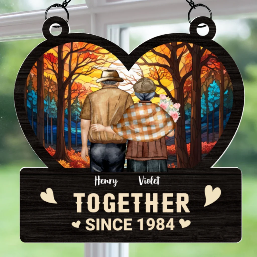 Together Love - Personalized Custom Suncatcher - Image 6