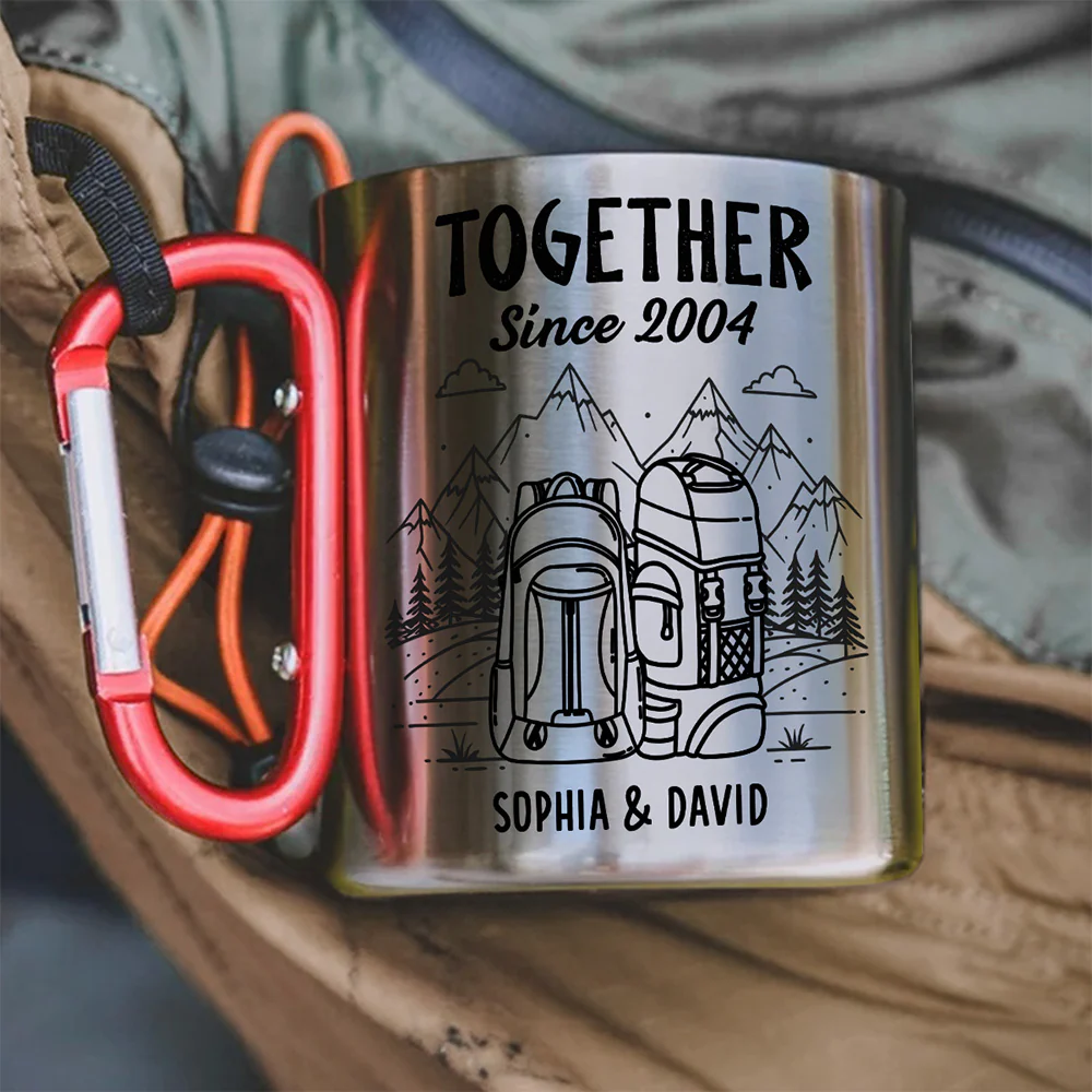 Together Since - Personalized Custom Carabiner Mug - Image 3