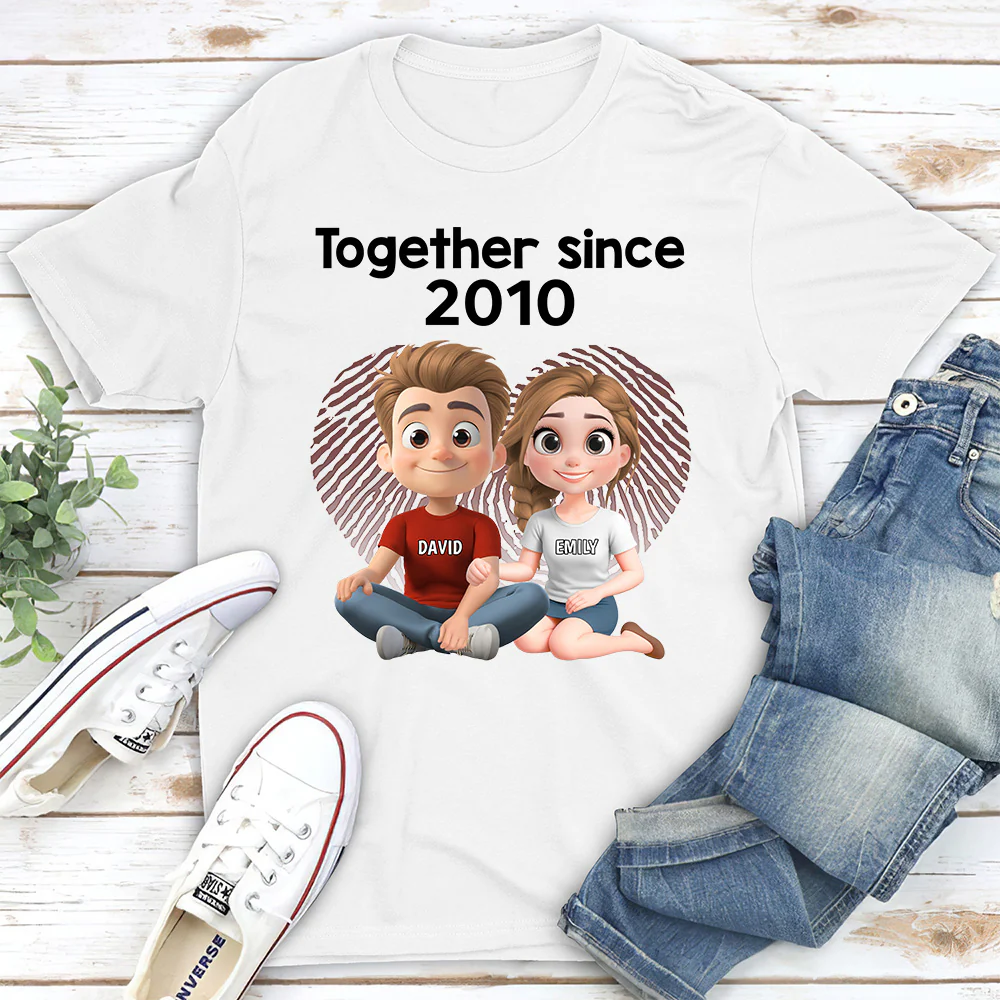 Together Since - Personalized Custom Shirt - Image 2