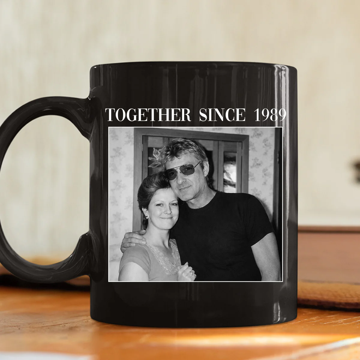 Together Since Vintage - Personalized Custom Coffee Mug - Image 2