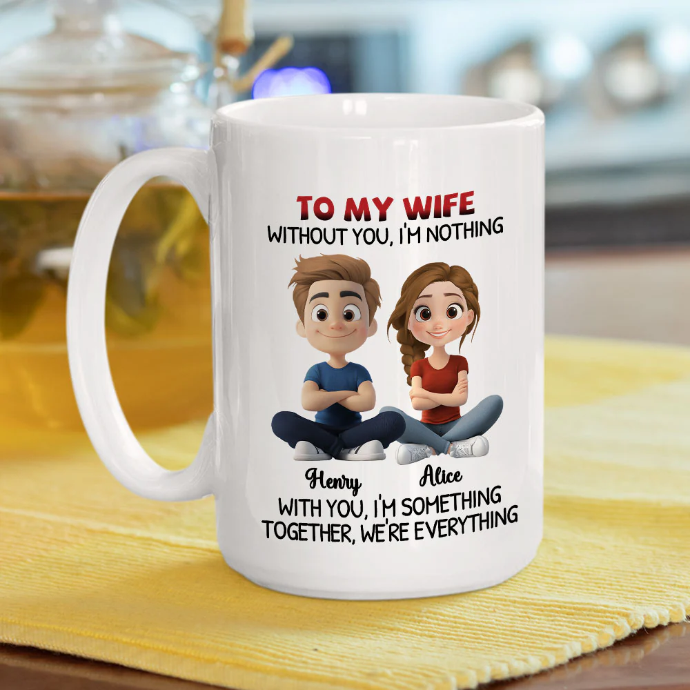 Together We Are Everything - Personalized Custom Coffee Mug - Image 5