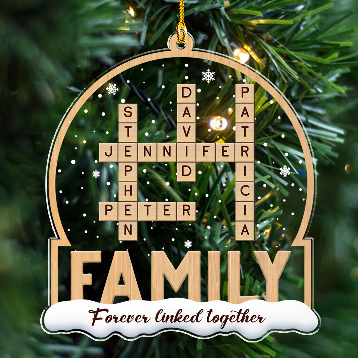 Together We Are Home - Personalized Custom Acrylic Ornament - Image 3