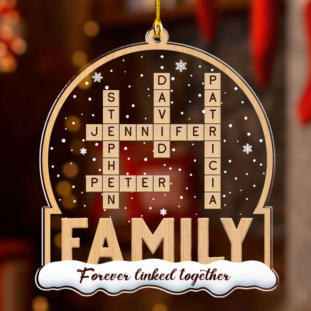Together We Are Home - Personalized Custom Acrylic Ornament - Image 4