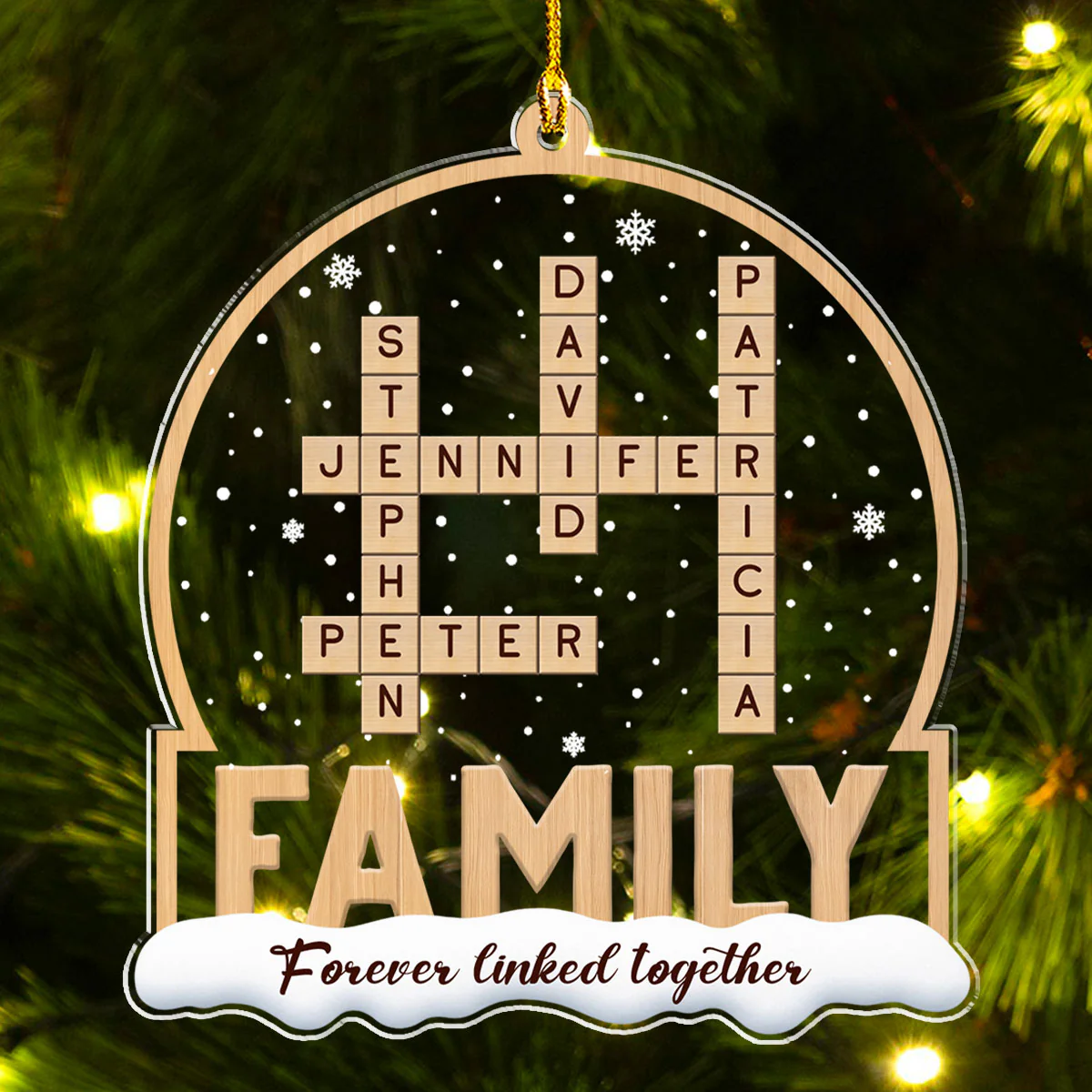 Together We Are Home - Personalized Custom Acrylic Ornament - Image 5