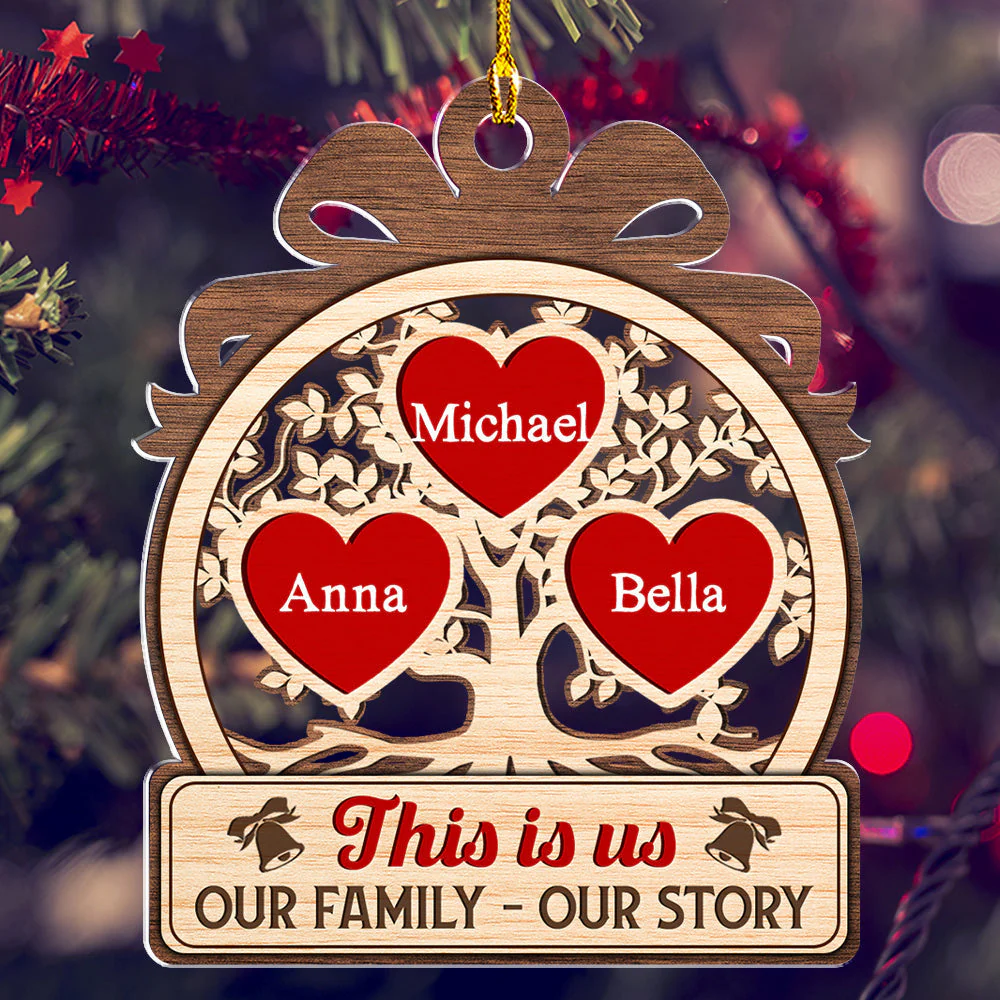 Together We Make Custom Quote - Personalized Custom Acrylic Ornament - Image 3