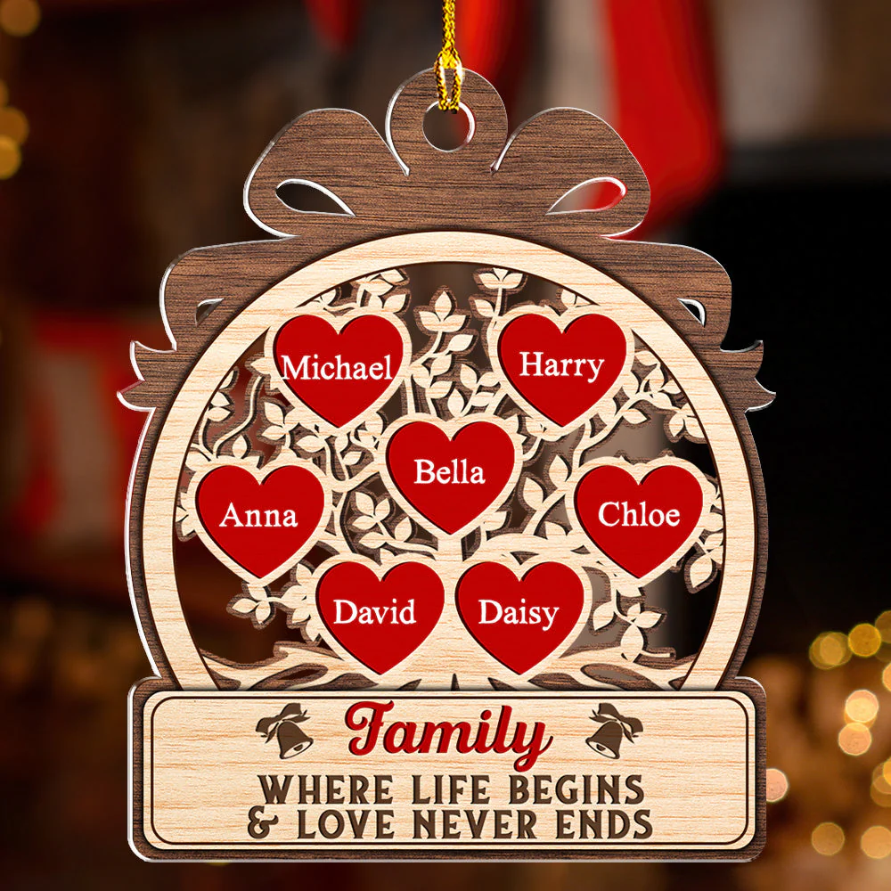 Together We Make Custom Quote - Personalized Custom Acrylic Ornament - Image 6