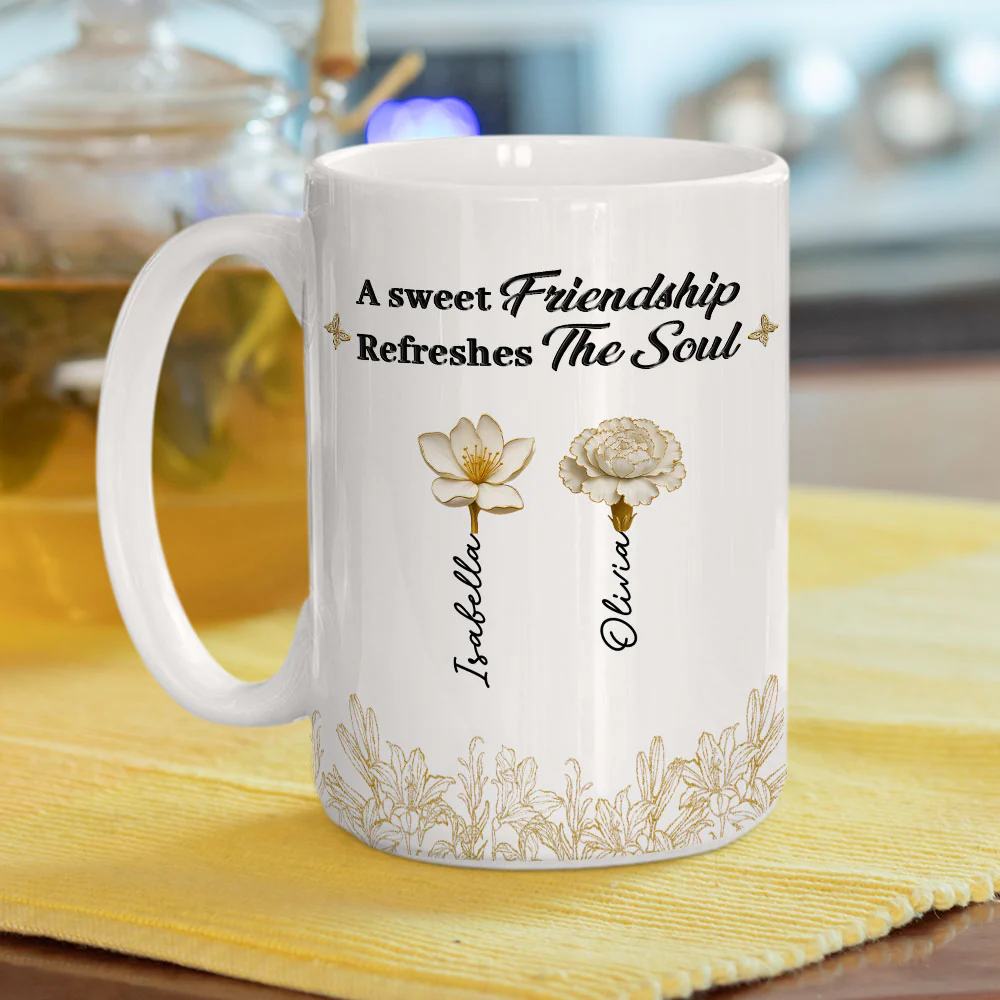 Together We Shine - Personalized Custom Coffee Mug - Image 5