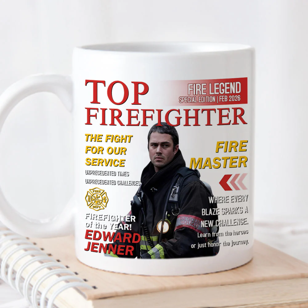 Top Firefighter - Personalized Custom Coffee Mug - Image 2