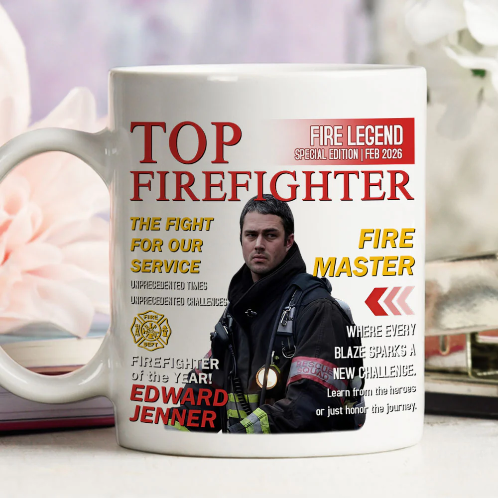 Top Firefighter - Personalized Custom Coffee Mug - Image 3