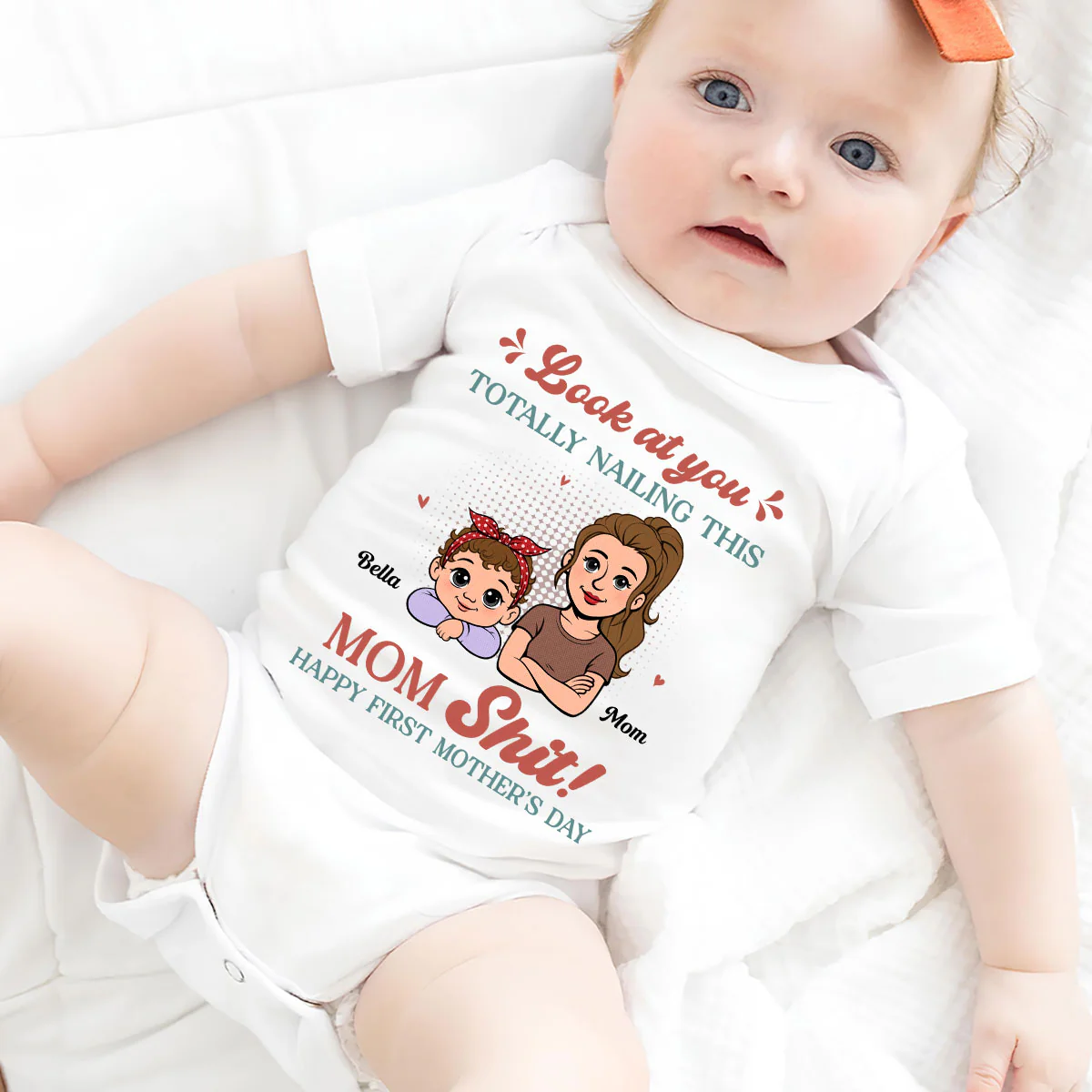 Totally Nailing This - Personalized Custom Baby Onesie - Image 4
