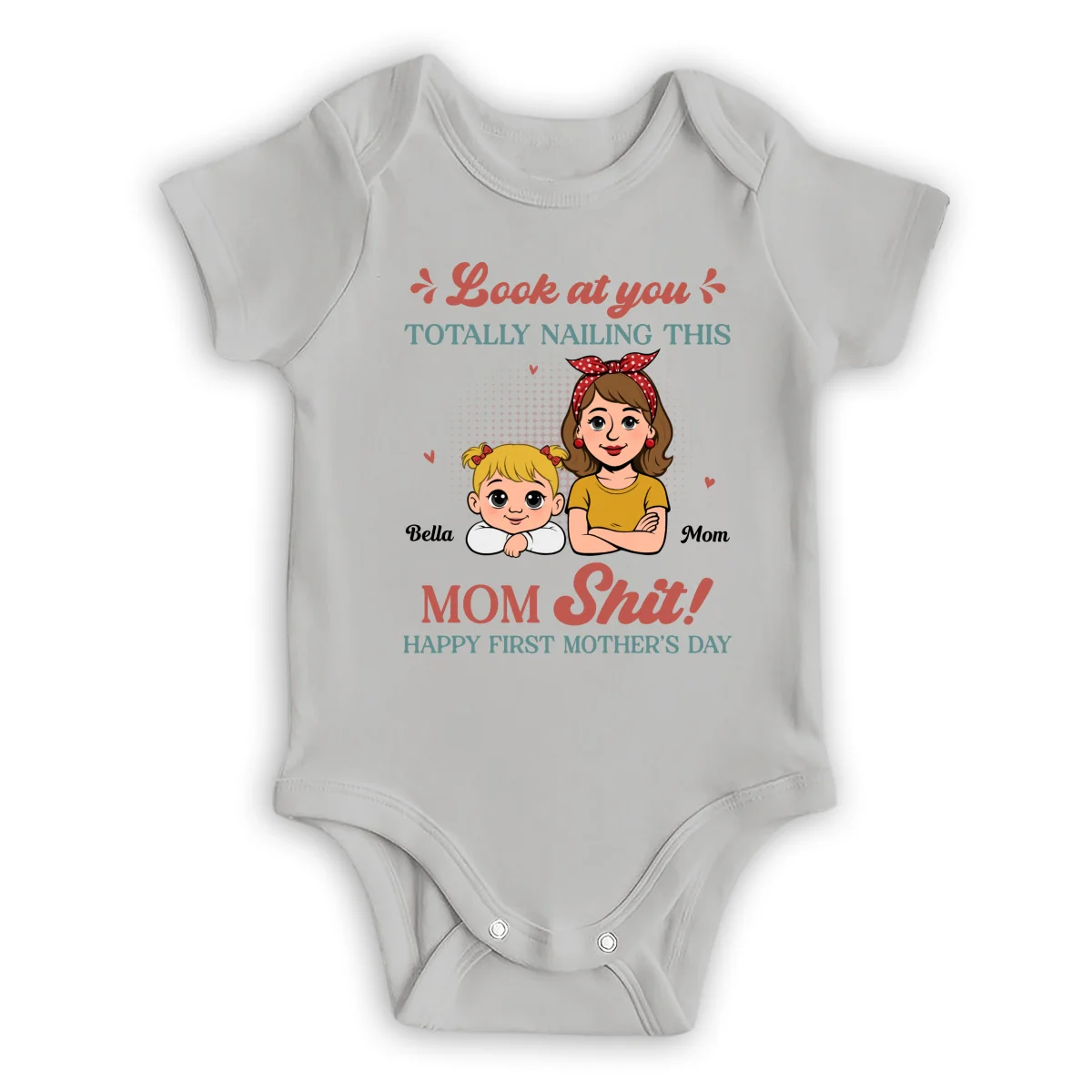 Totally Nailing This - Personalized Custom Baby Onesie - Image 7