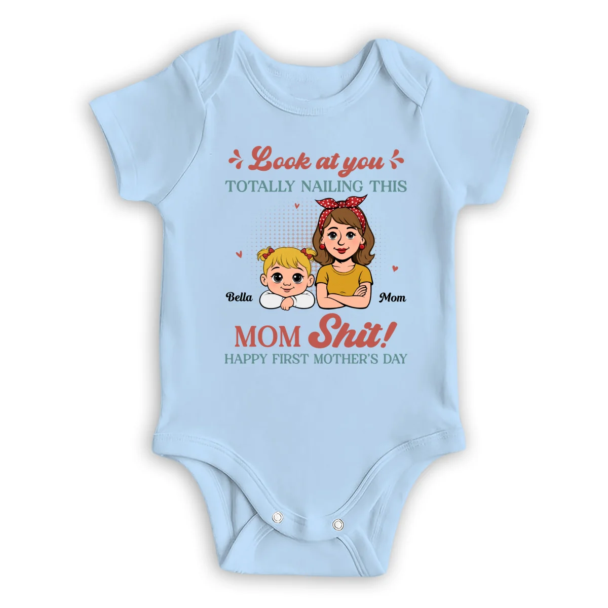 Totally Nailing This - Personalized Custom Baby Onesie - Image 8