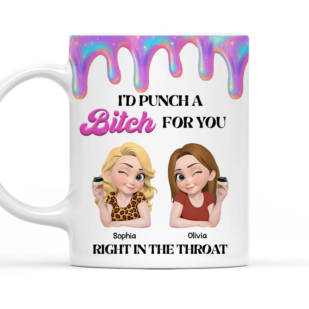 Tough Love Bestie - Personalized Custom Coffee Mug