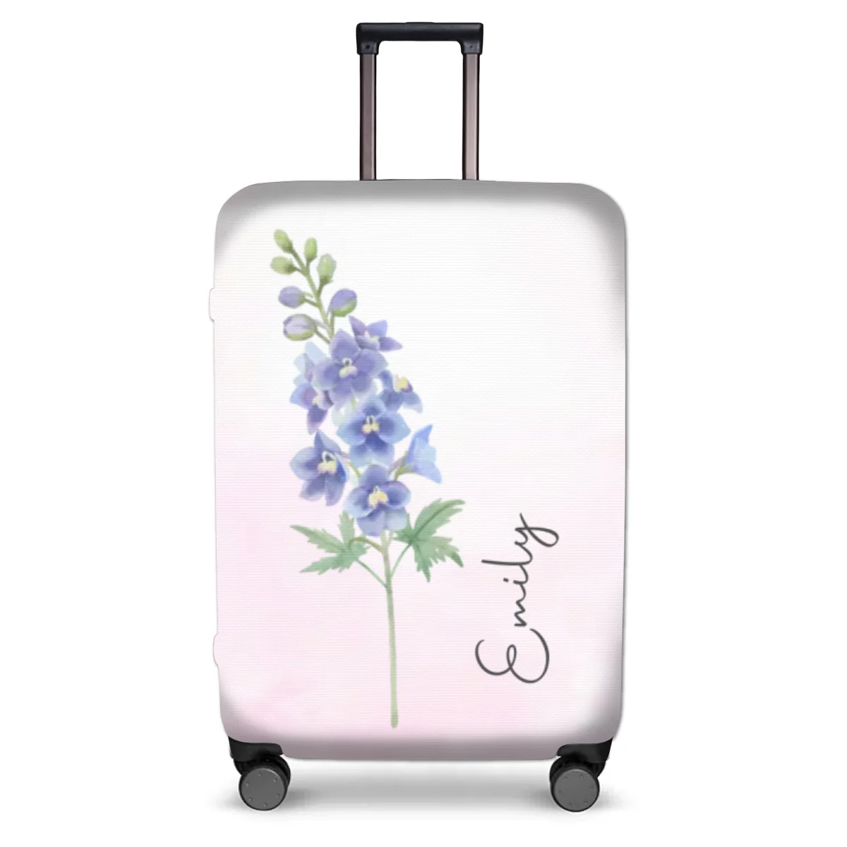 Travel Girl - Personalized Custom Luggage Cover - Image 6
