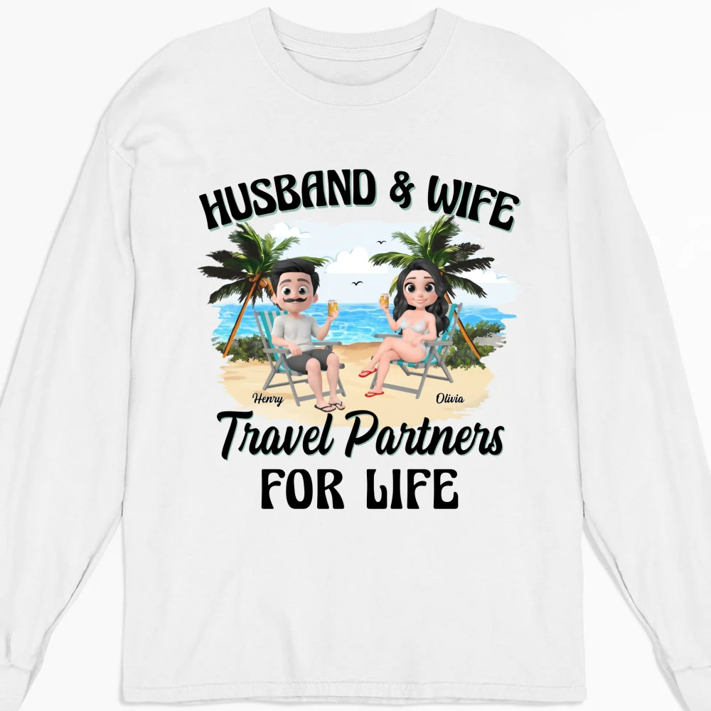 Travel Partners For Life - Personalized Custom Shirt - Image 10