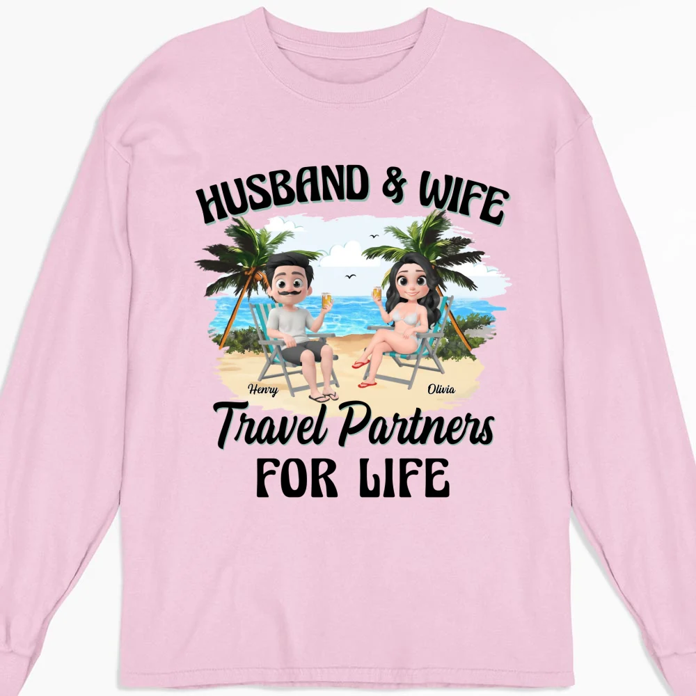 Travel Partners For Life - Personalized Custom Shirt - Image 12