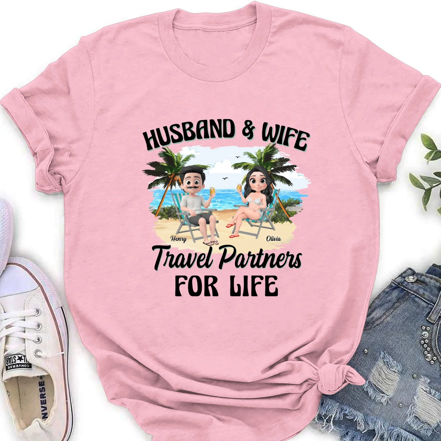 Travel Partners For Life - Personalized Custom Shirt - Image 15