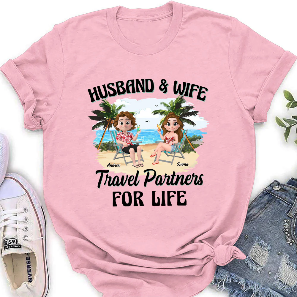 Travel Partners For Life - Personalized Custom Shirt - Image 5