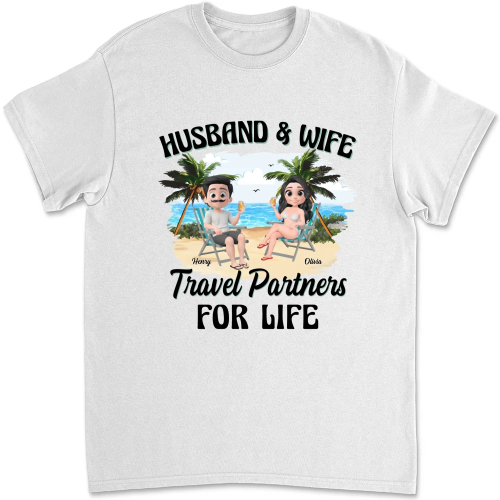 Travel Partners For Life - Personalized Custom Shirt - Image 6