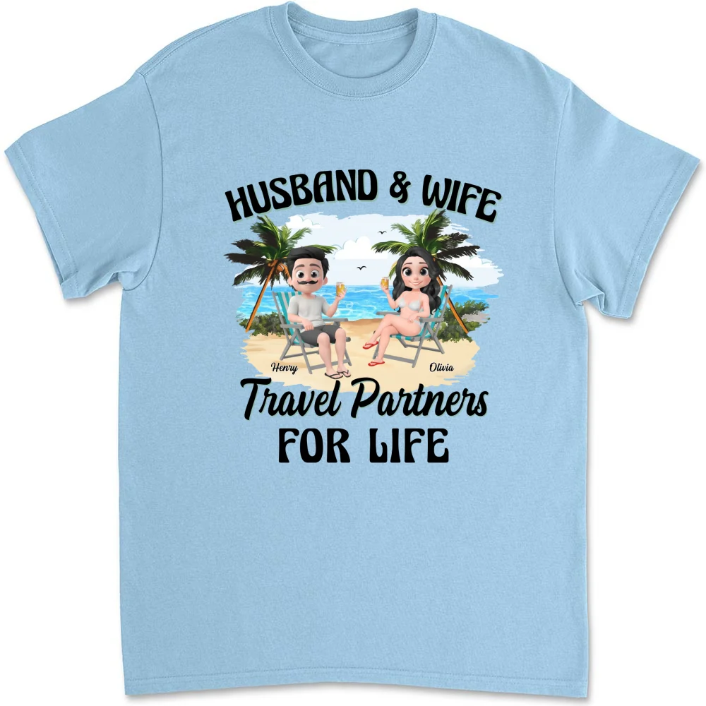 Travel Partners For Life - Personalized Custom Shirt - Image 8