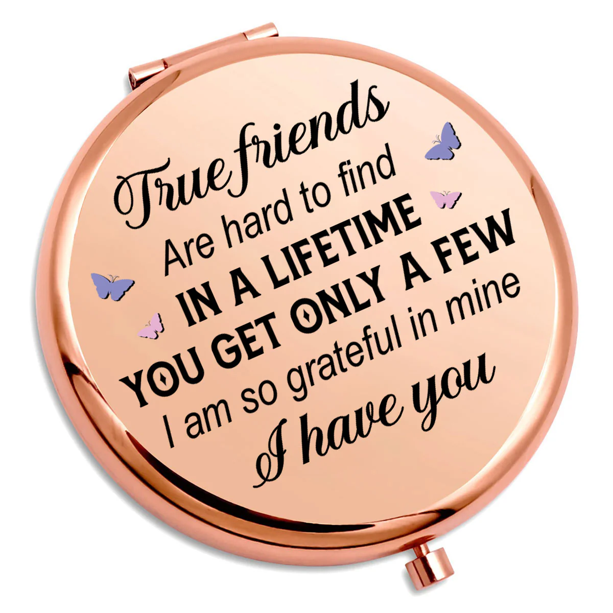 True Friends - Personalized Custom Compact Mirror - Image 3
