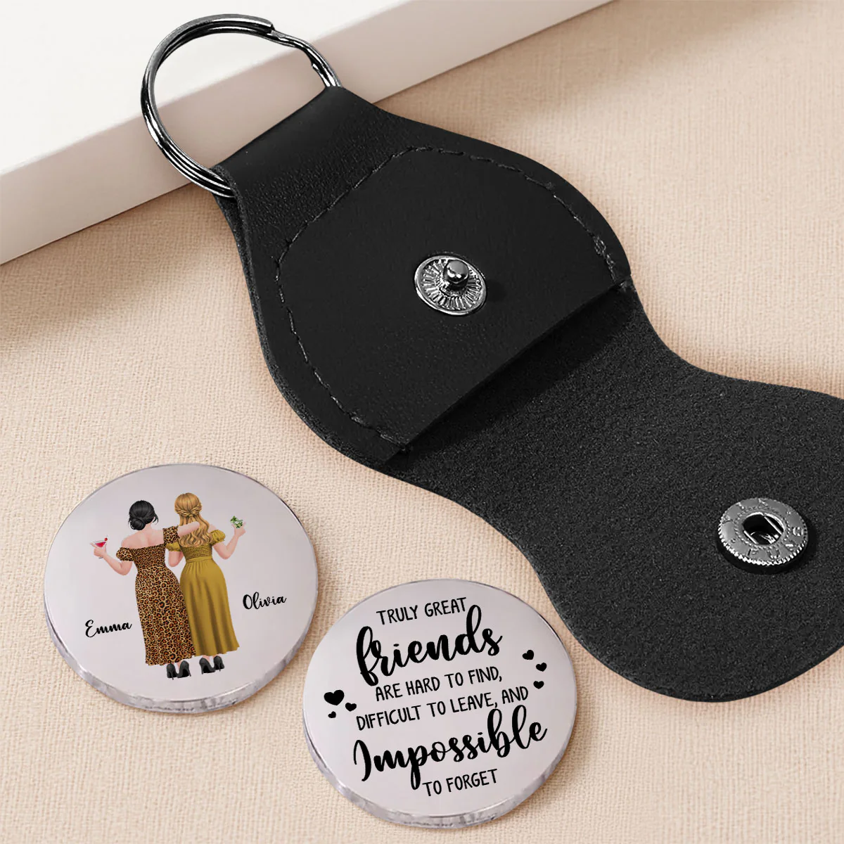 Truly Great Friends - Personalized Custom Pocket Hug - Image 2