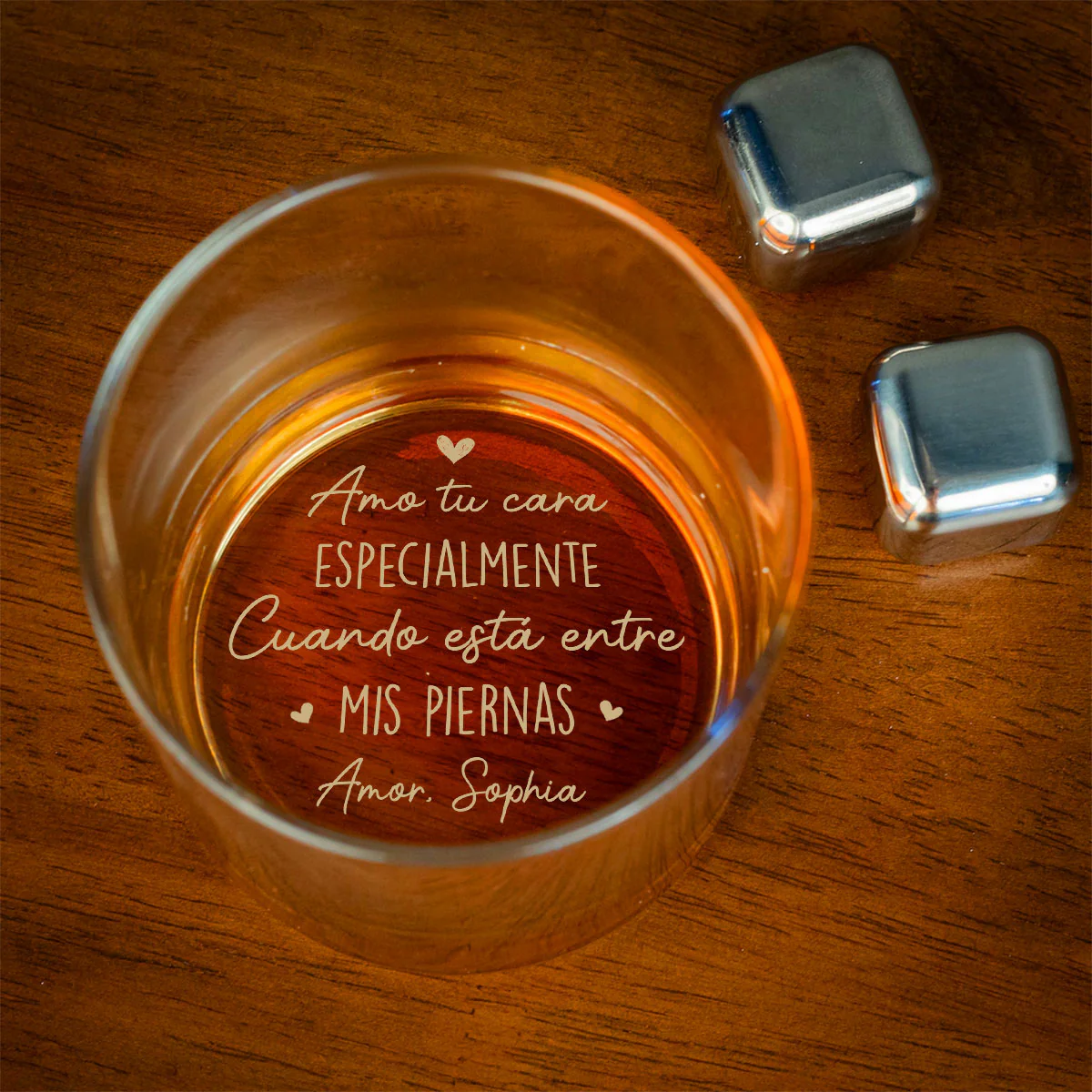 Tu Boca Mi Deleite - Vaso de Whisky Grabado Personalizado - Image 2