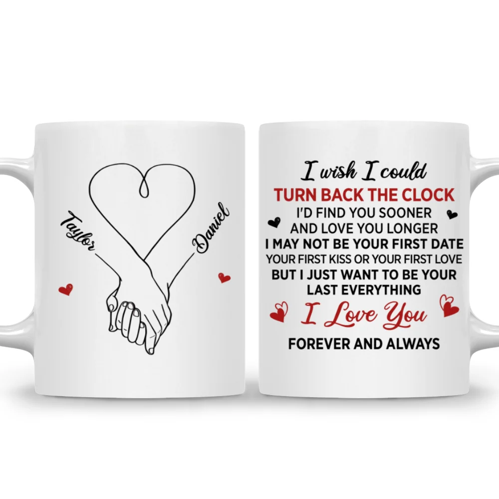Turn Back The Clock - Personalized Custom Coffee Mug - Image 6