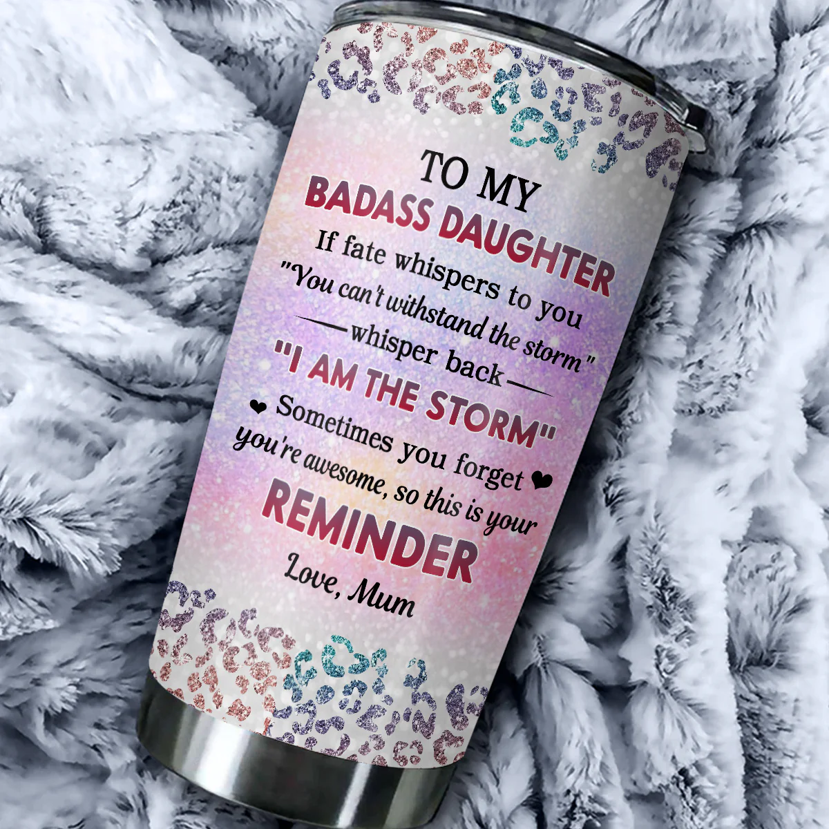 Two Generations One Heart - Personalized Custom Tumbler - Image 5
