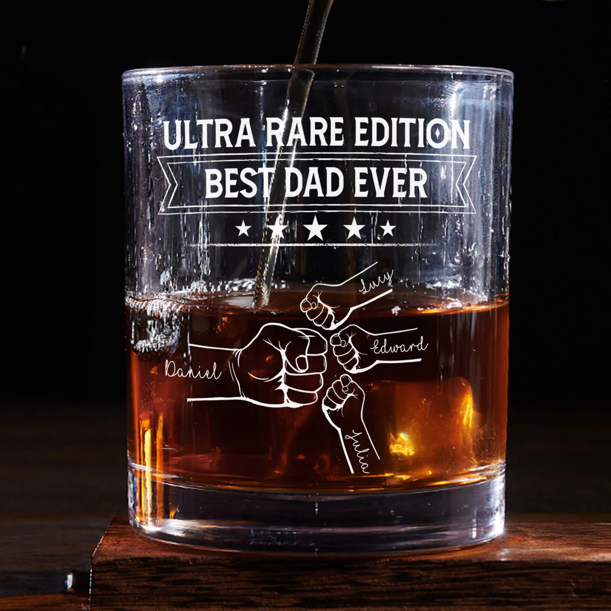Ultra Rare Edition - Personalized Custom Whiskey Glass