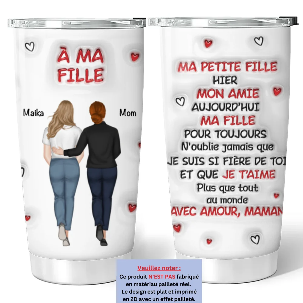 Un Câlin de Maman - Gobelet 3D Personnalisé - Image 6