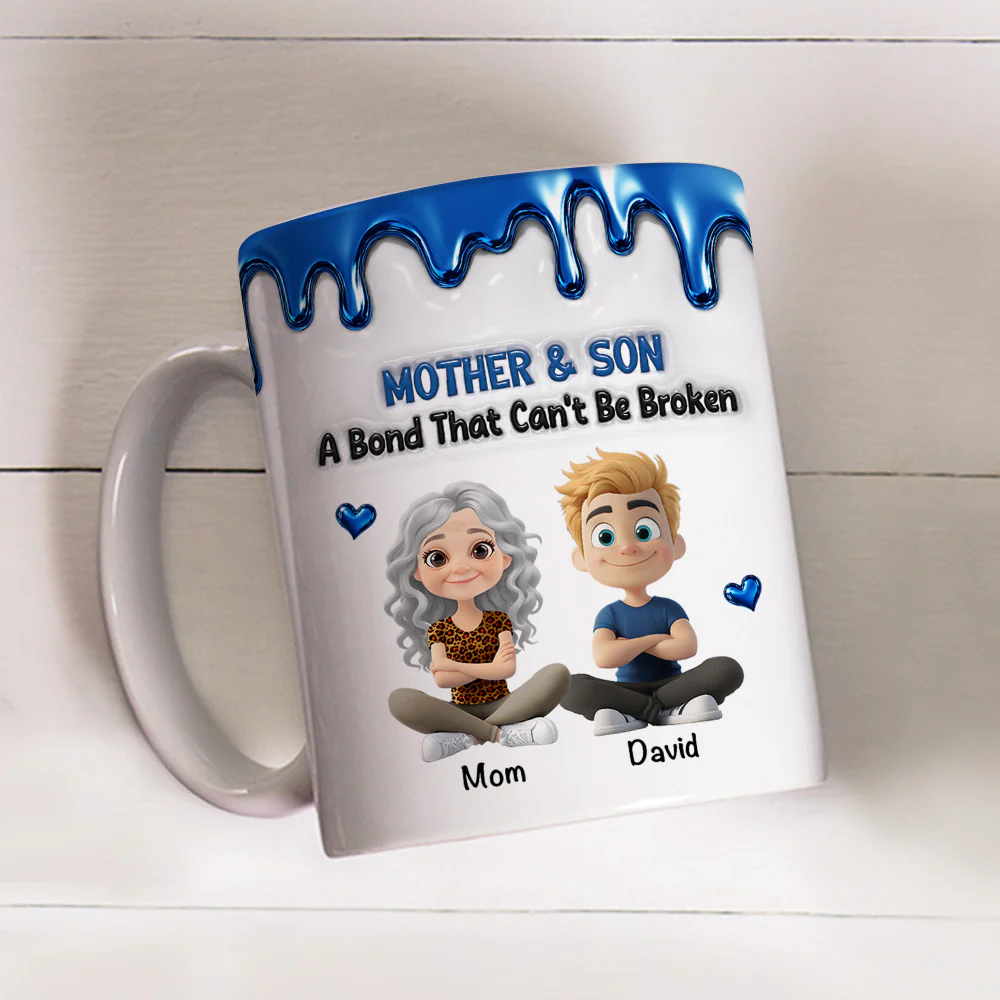 Unbreakable Bond - Personalized Custom 3D Inflated Effect Mug - Image 3