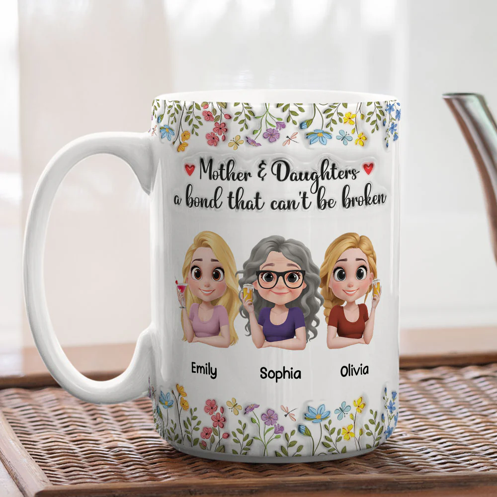 Unbreakable Bond - Personalized Custom 3D Inflated Effect Mug - Image 10