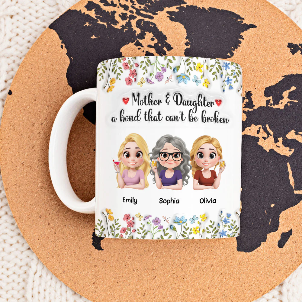 Unbreakable Bond - Personalized Custom 3D Inflated Effect Mug - Image 4