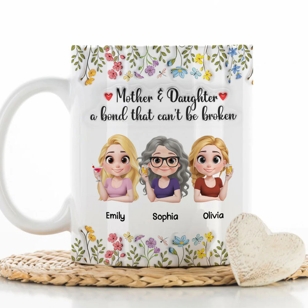 Unbreakable Bond - Personalized Custom 3D Inflated Effect Mug - Image 5