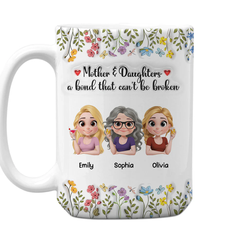 Unbreakable Bond - Personalized Custom 3D Inflated Effect Mug - Image 7
